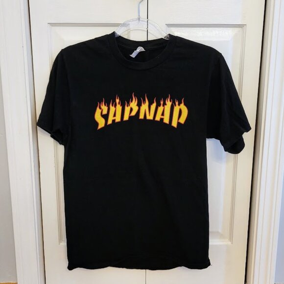 SAPNAP Flame T-Shirt, Unisex Size Small - Picture 1 of 5